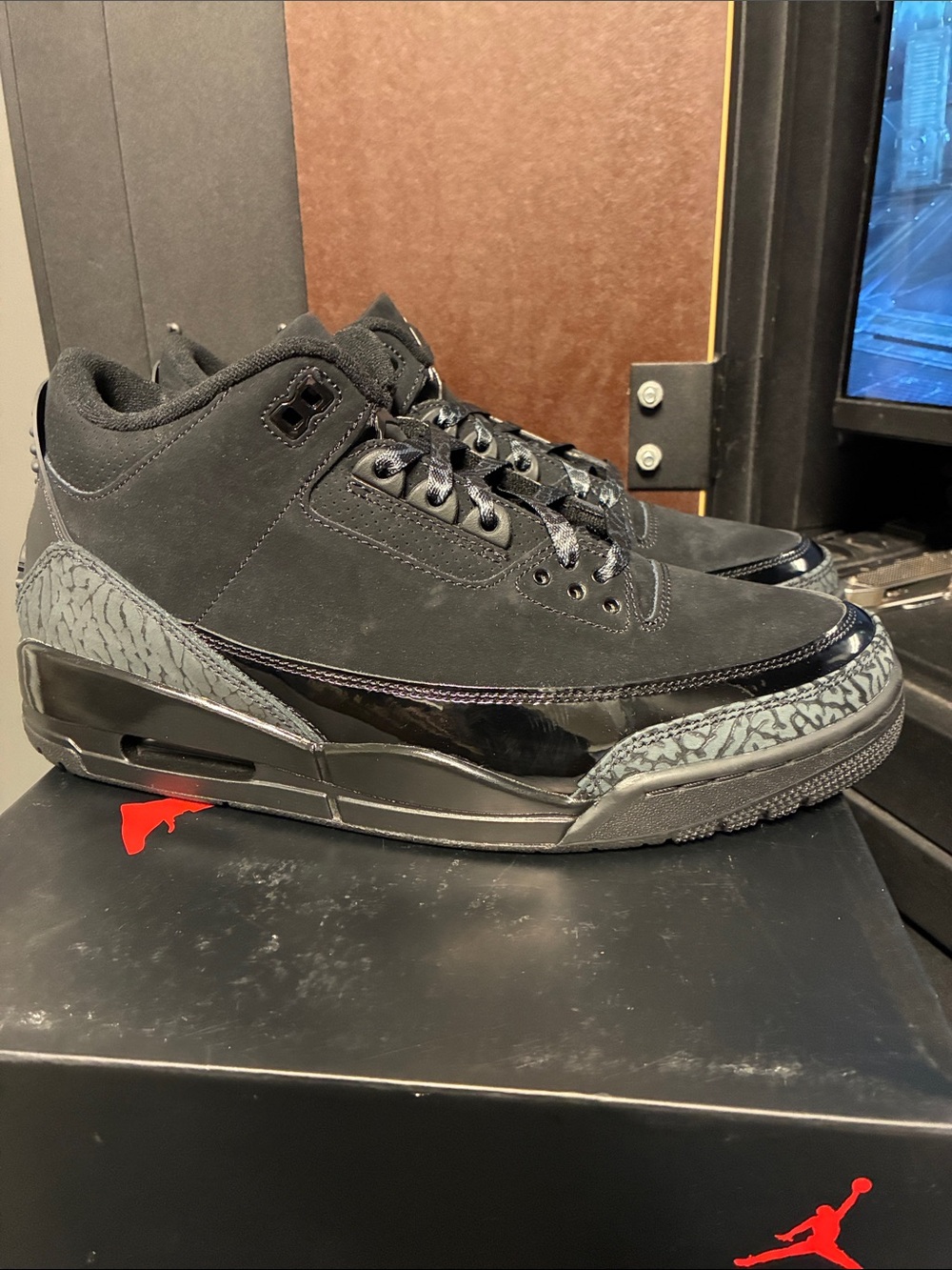 New Jordan Retro 3 Black Cats